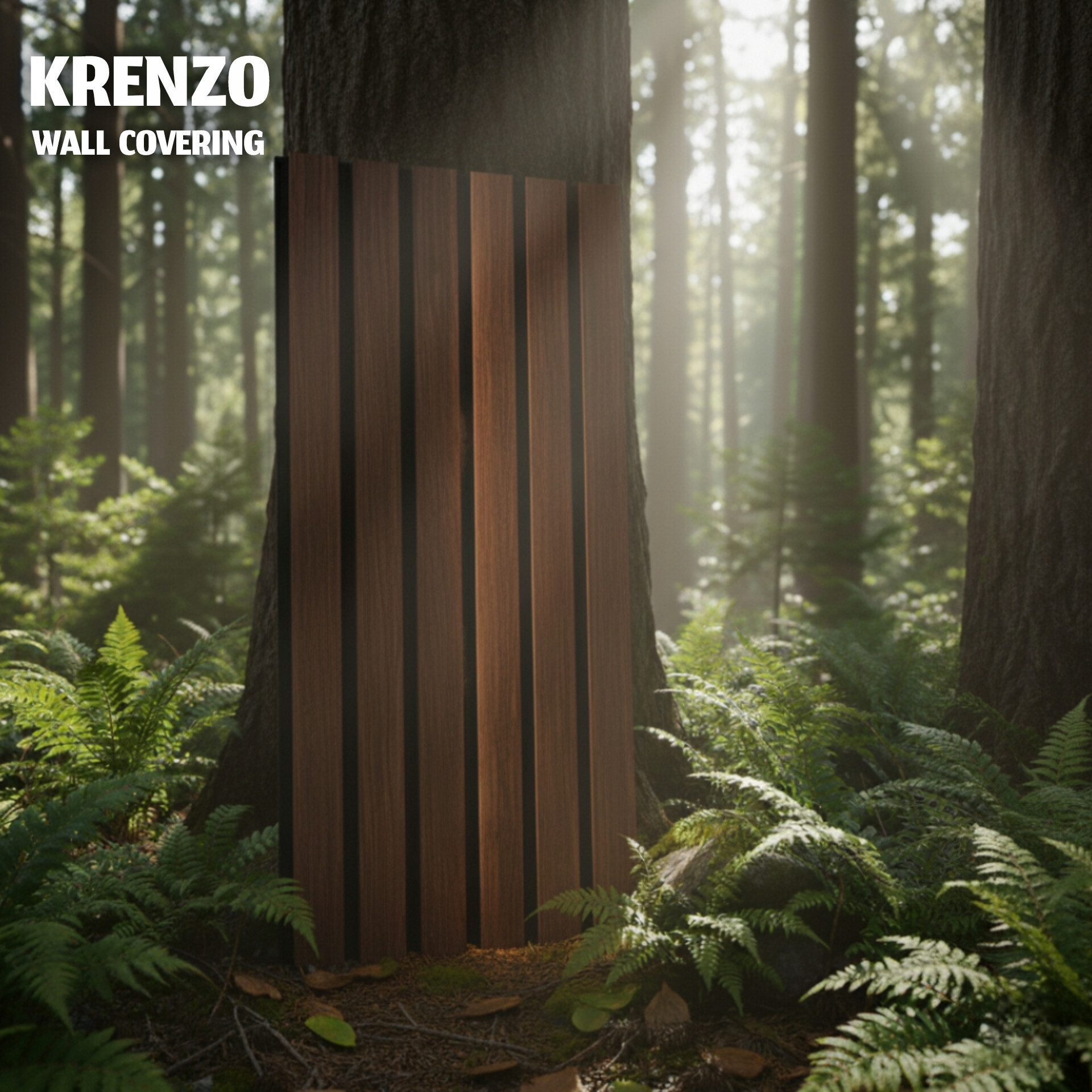 دیوارپوش پی وی سی طرح چوب کرنزو