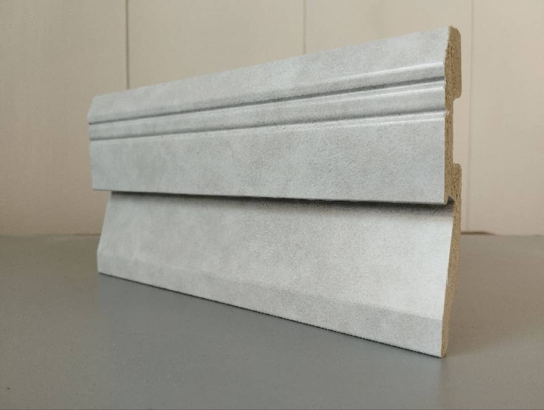 قرنیز رنگ طوسی پتینه نور دار در گیلان | قرنیز لاین نوری اپکس