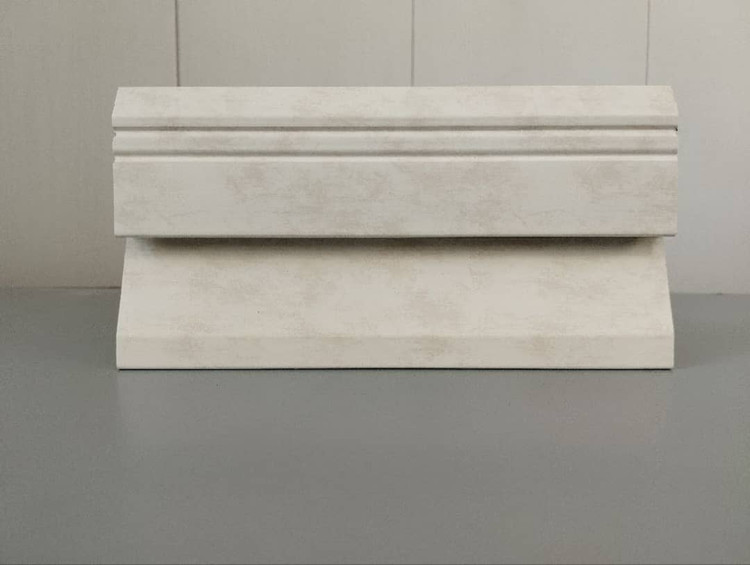 قرنیز pvc رنگ کرم پتینه در تهران | قرنیز pvc